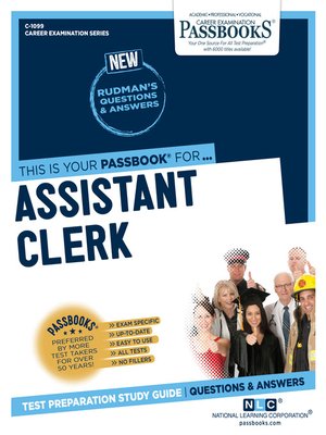 cover image of Assistant Clerk